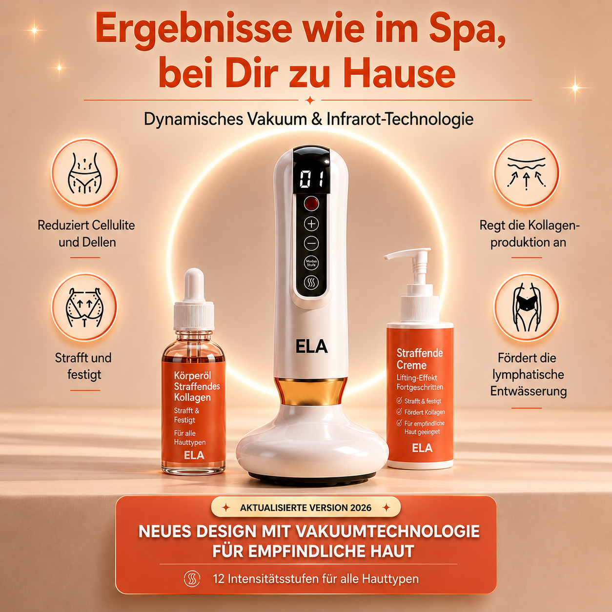 Anti-Cellulite-Massagegerät ELA